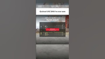 That was quick... 😮🤯 #cs2 #ban #cs #vac #csgo #donk #s1mple