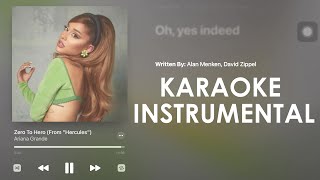 Ariana Grande - Zero to Hero (Karaoke Instrumental)