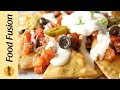 Nachos with Salsa & Cheese Sauce Recipe By Food Fusion