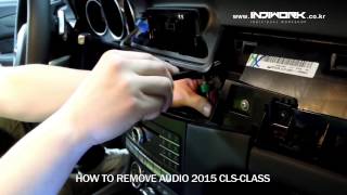 How to remove (audio,screen)  2015 Mercedes-Benz CLS-Class W218 by 인디웍 indiwork