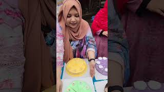 Homemade cakes being sold on the street in dhaka Bangladesh #food #streetfood