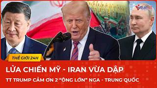 Lửa chiến Mỹ - Iran vừa dập, TT Trump cảm ơn Nga - Trung Quốc, Israel “hứng sét” dữ dội