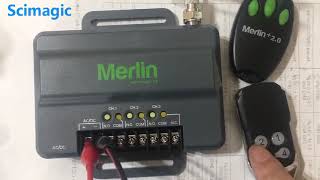Scimagic After Market Compatible 433 92mhz Merlin+2 0 Merlin E945 Programming
