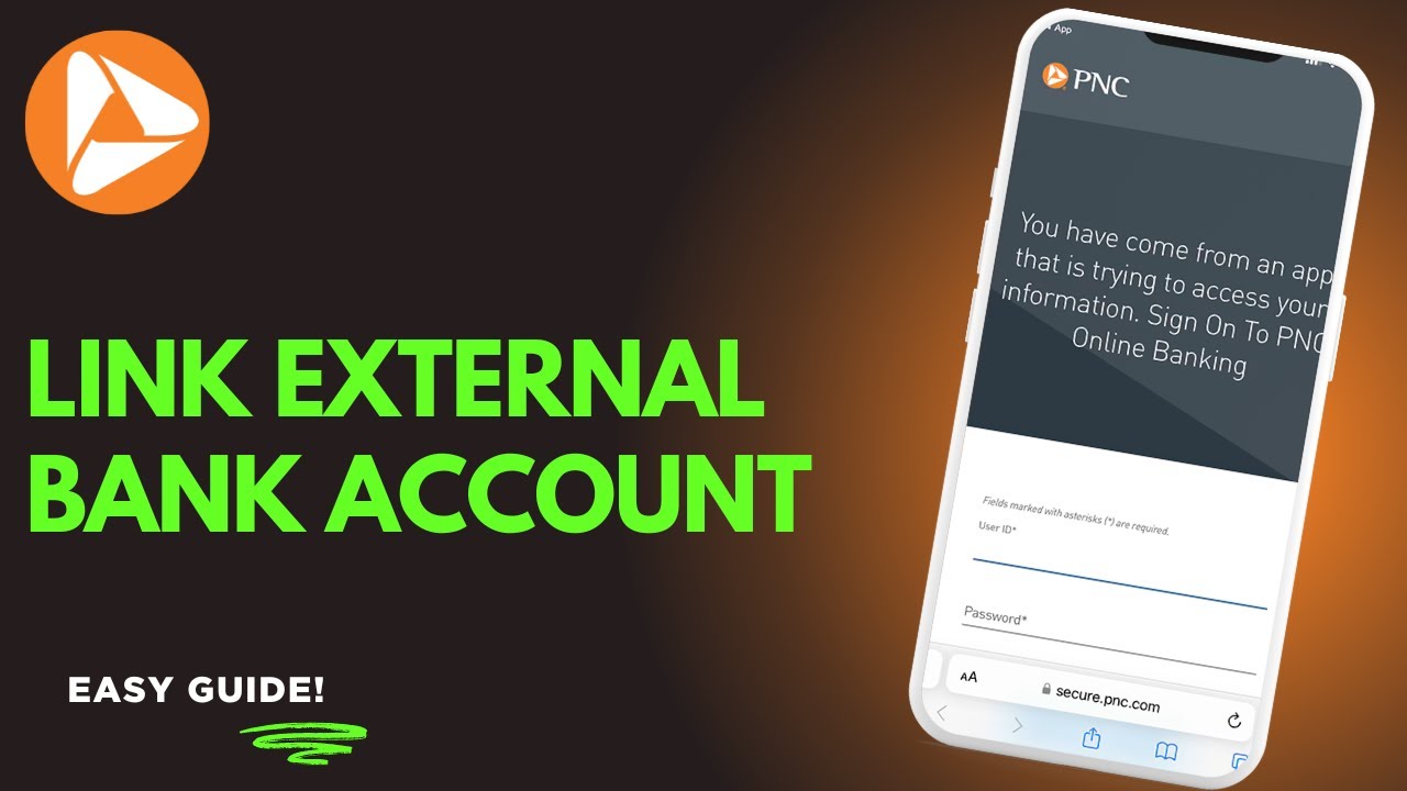 Как привязать внешний счет к PNC Bank!