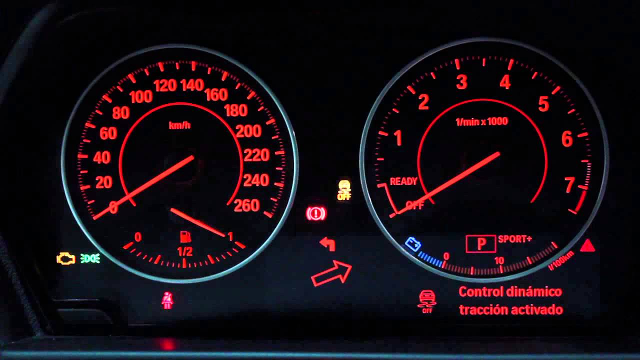 BMW M135i. Cuadro de instrumentos YouTube
