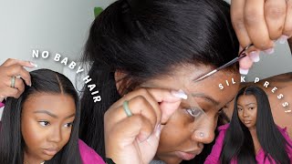 HOW TO CUT THE LACE OFF WIGS LIKE A PRO! 😍  GLUELESS INSTALL MELTED LACE 🔥 | MYFIRSTWIG