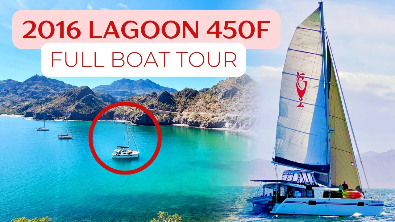 ⁣Customized Lagoon 450F For Sale | Fully Equipped Cruising Catamaran in Mexico