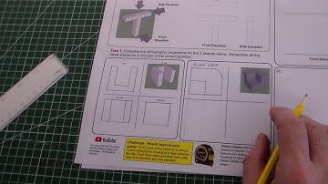 Orthographic Drawing 2 introduction task 1 Pt 2