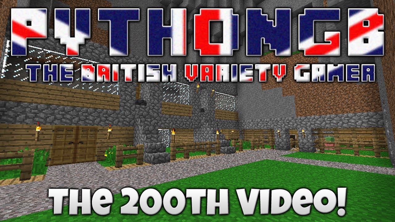 PythonGB || 200th Video Special! || Progression In Minecraft! - YouTube