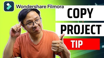 Filmora 11 Editing Trick: Copy Project