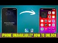 How to Unlock iPhone Unavailable Without Passcode Without Computer | iOS 18,26 | Latest Update