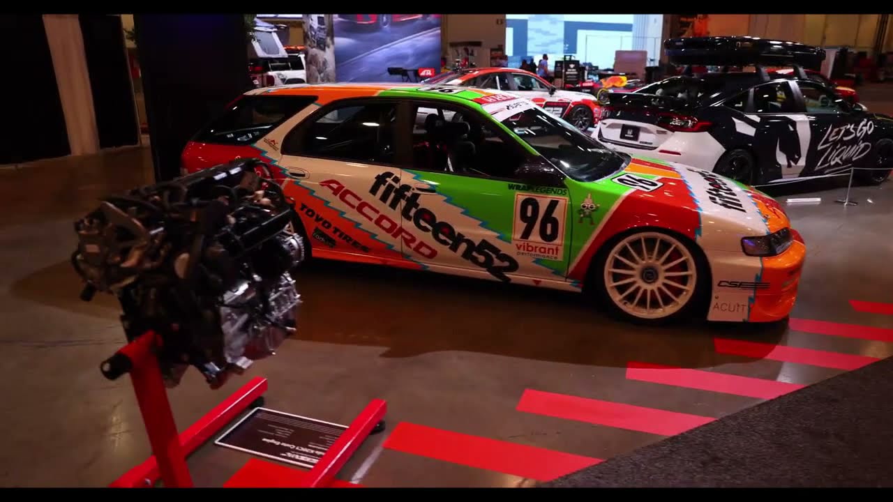Fifteen52 JTCC Touring Accord Wagon CD-9 Type R Crate Motor @ Sema