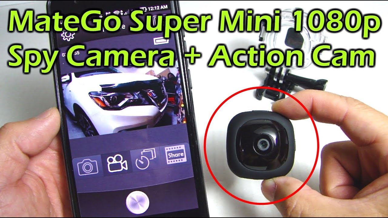 MateGo Super Mini 1080p Spy Camera + 