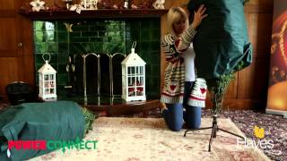 How to assemble a Christmas tree with the 'Power Connect' lighting system