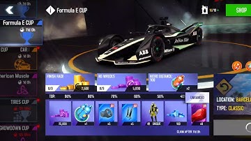 Asphalt 8 Formula E Cup 🌟 1:0:059 Barcelona Rev Formula E gen2 free try ⚡ #7EGOO Asphalt 8 Update 75