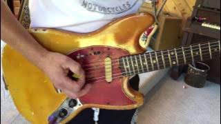 1966 Fender DOU SONIC II SRV Road Wear @ eddievegas.com Eddie Vegas