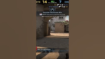 Most random double headshot in csgo #shorts