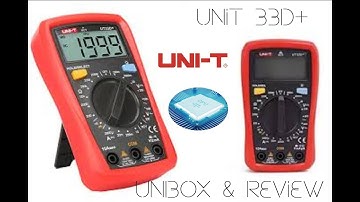 UNI-T ut33d+ review and tests