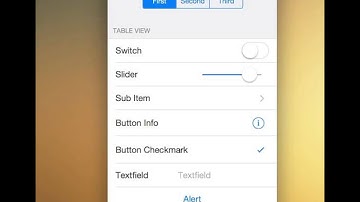 JavaFX for iOS: SegmentedControl, Switch, Slider, TableView, Alert