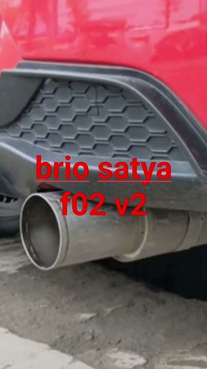 knalpot alpino f02 v2 brio satya #alpino #brio #briosatya