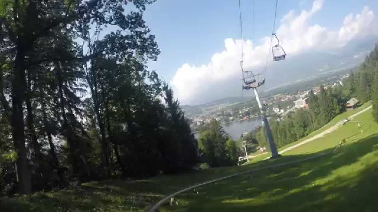 Lake Bled Slovenia Toboggan Run Summer 2015 YouTube