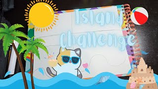 Four Square Family Drawing Challenge Desert Island