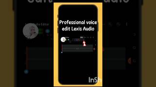Lexis Audio Editor 😱 #youtubeshorts #technical #shorts #shortsvideo