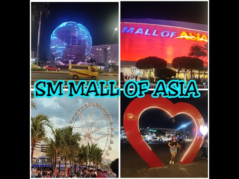 SM MALL OF ASIA WALKING TOUR AT NIGHT in Manila, Philippines
