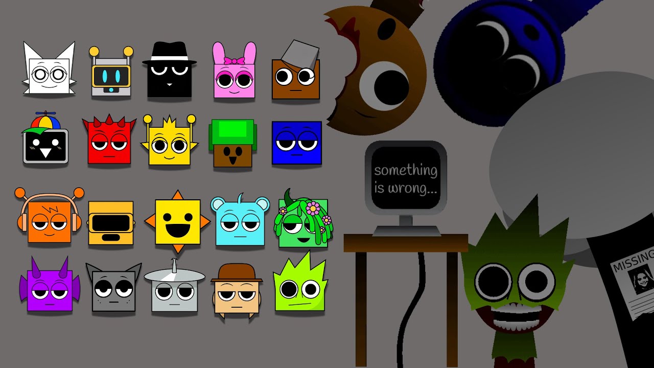 Sprunki Square Race: Nightmare Stage 4