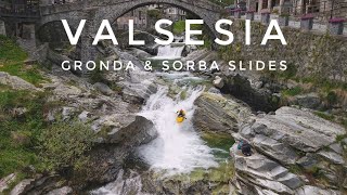 Kayak Valsesia Gronda And Sorba Slides Drone View