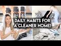 10 DAILY HABITS FOR KEEPING A CLEAN HOME | CLEAN WITH ME