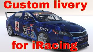Creating a basic custom livery for your cars in iRacing using Gimp