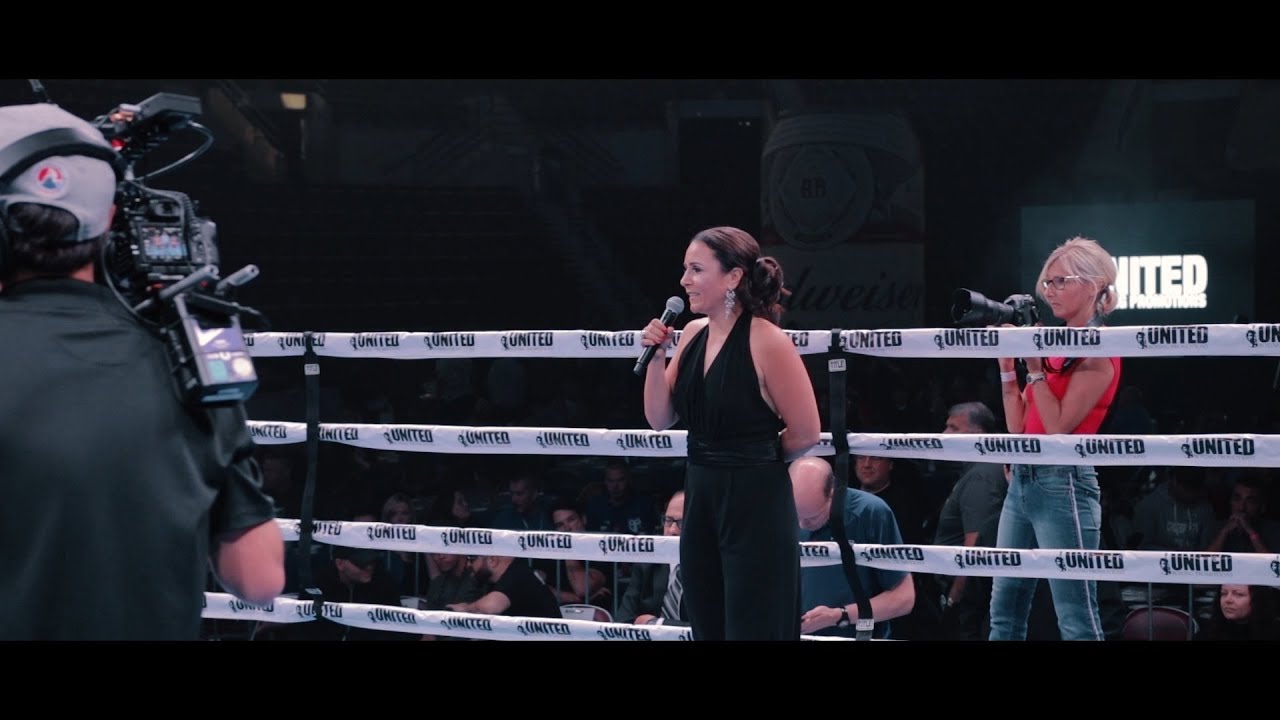 Professional boxing Female Ring Announcer YouTube