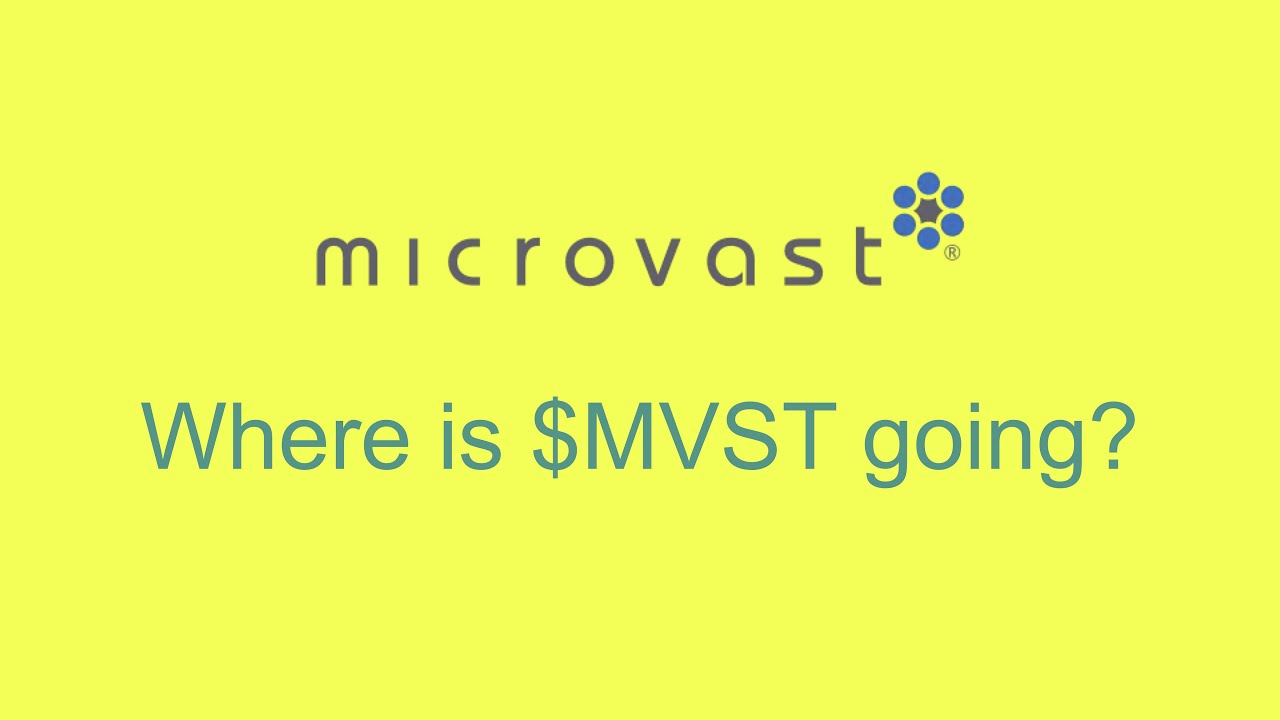 mvst stock 2022 New Is Microvast stock setting up for its next big move? An $MVST chart and trend analysis