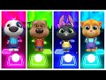 Talking Tom and friends Tom vs Angela vs Ben vs Hunk in  Tiles Hop Coffen danec  # 247