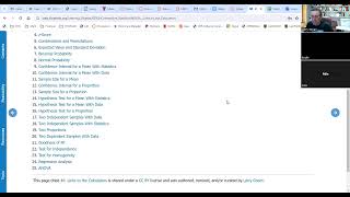 Statistics Webinar on Hypothesis Tests and Confidence Intervals Comparing Means and Proportions