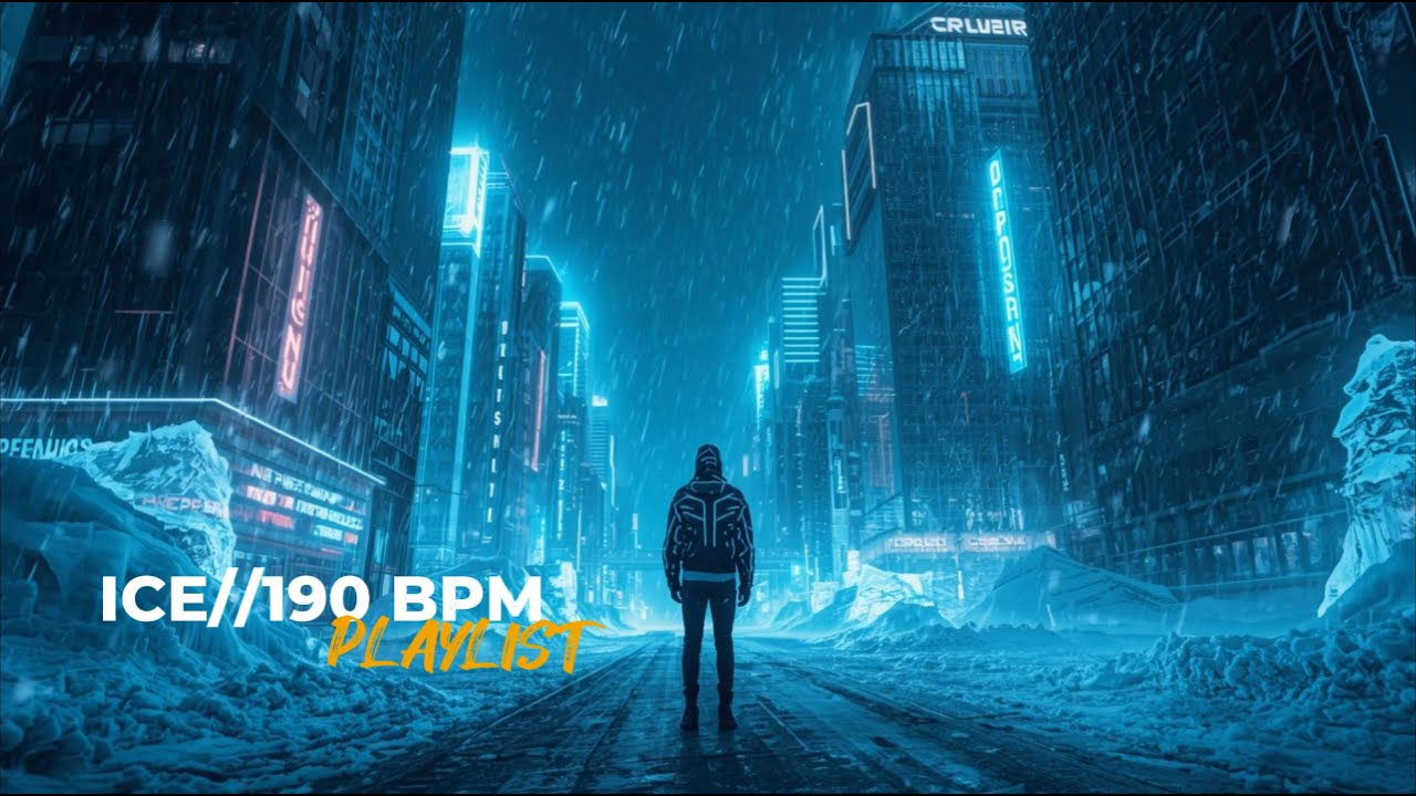 ICE//190 BPM ❄️ Cyberpunk Winter Techno Mix | K-HipHop x EDM Banger | Neon Ice Rave “Get ready.”