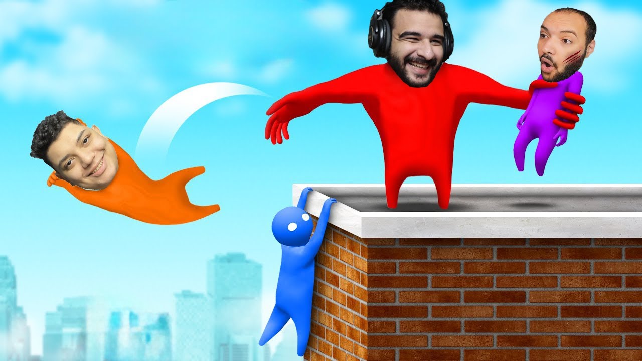 رميت صحابي من فوق المبني علشان اكسب | Party Animals