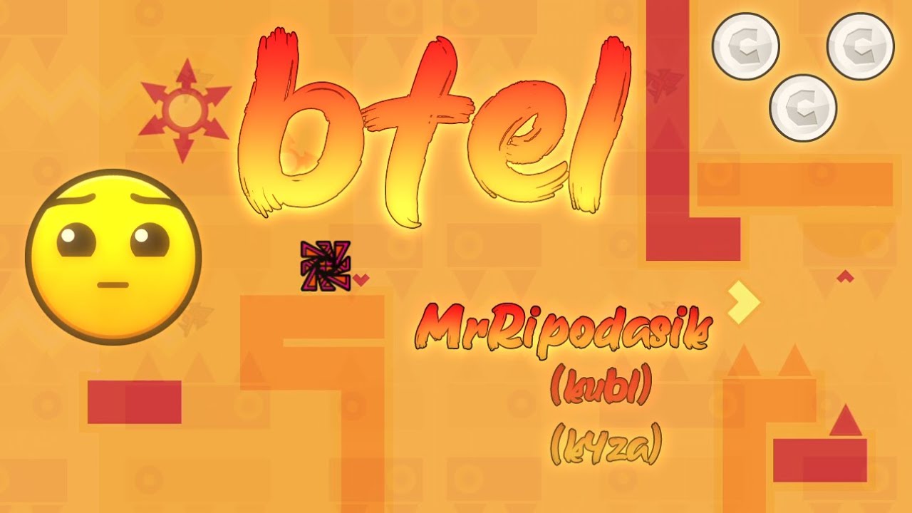 Timing, Wave Challenge and Memory | btel [Hard] by DaCobblestone (3 Coins) - Geometry Dash