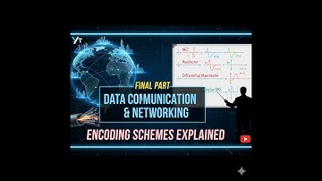 Data communication and networking final numericals part encoding schemes explained