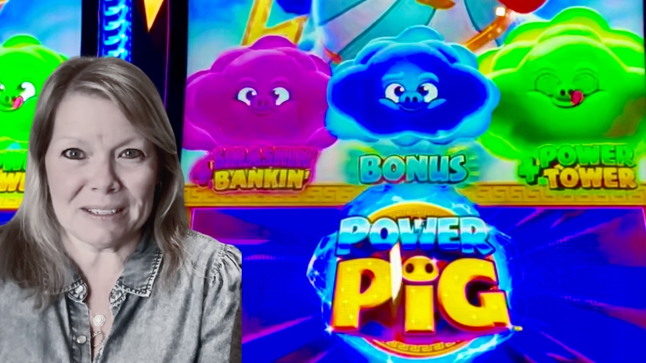 We put our FREE PLAY into this new Power Pig slot machine - Did we win?