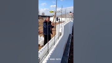 Insulated Concrete Wall System | Insulating Concrete Form |  ICF Blocks | #InsulatedConreteWall