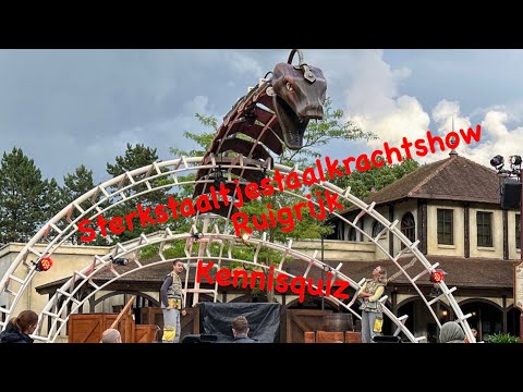 Efteling 💪 SterkStaaltjeStaalkrachtShow 🐍 Python Podium #efteling