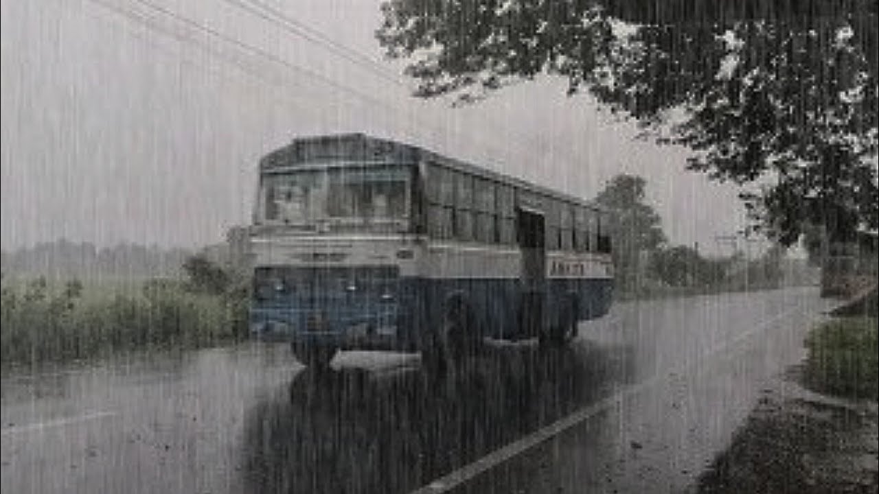 Heavy Rain Noise On Highway Rain Sounds sleep instantly on Rain Road ...