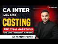 CA Inter Costing May 2026 Marathon Material, Marginal, Standard | CA Pranav Popat | SPC