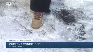 Dangerous and slow morning commutes as the snow ends through sunrise