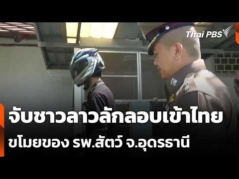 Police Arrest Laotian National for Illegal Entry and Theft at Animal Hospital in Udon Thani | Wan...