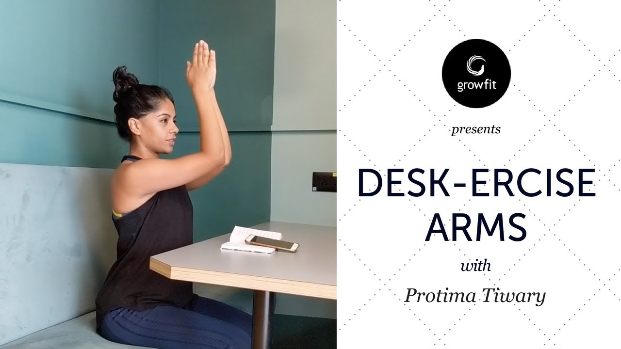 Deskercise With Dumbbells And Drama Workout At Your Desk Arm