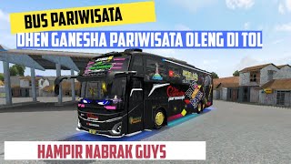 Bus Oleng Sambil Telolet Basuri Jeger Di Bussid ⁉️😳Bus Simulator Indonesia