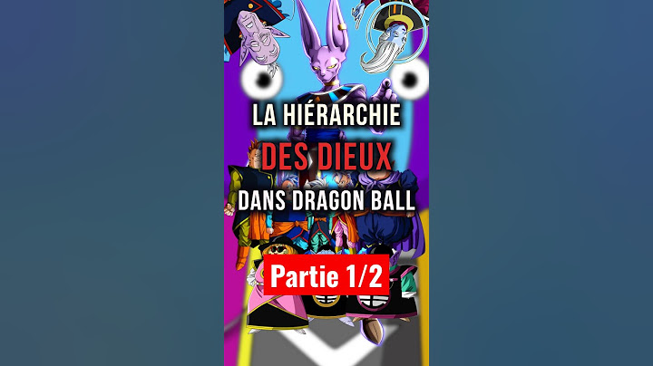 La hiérarchie des dieux dans Dragon Ball partie 1/2 #dragonball #dbz #dbs